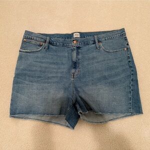 Women’s J-Crew Jean shorts size 36! Worn once look brand new!!